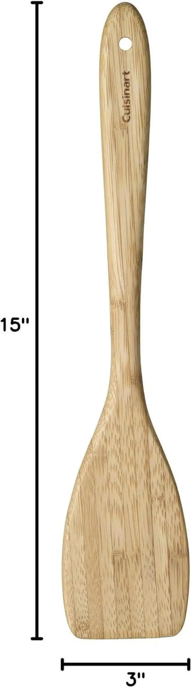 Alt view image 2 of 2 - Cuisinart GreenGourmet Bamboo Solid Turner, 15" x 3" x 0.9"