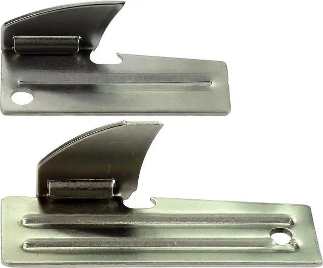Main image of P-38 Can Opener & P-51 Can Opener with Chains, US Shelby, Stainless Steel openers Stamped with US Shelby Co.