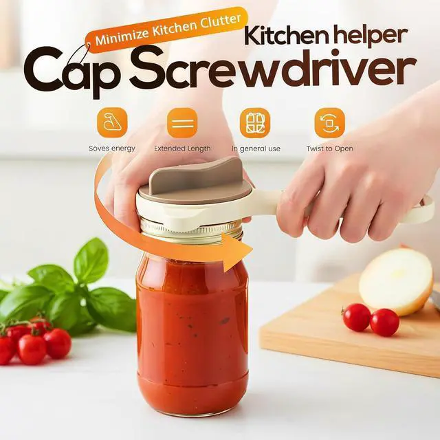 Alt view image 4 of 7 - Upgraded Jar Opener 4-in-1, Adjustable Jar Opener for Weak Hands & Bottle Opener, Fits Kitchen Jars, Bottles and Cans, Top Jar Openers for Seniors