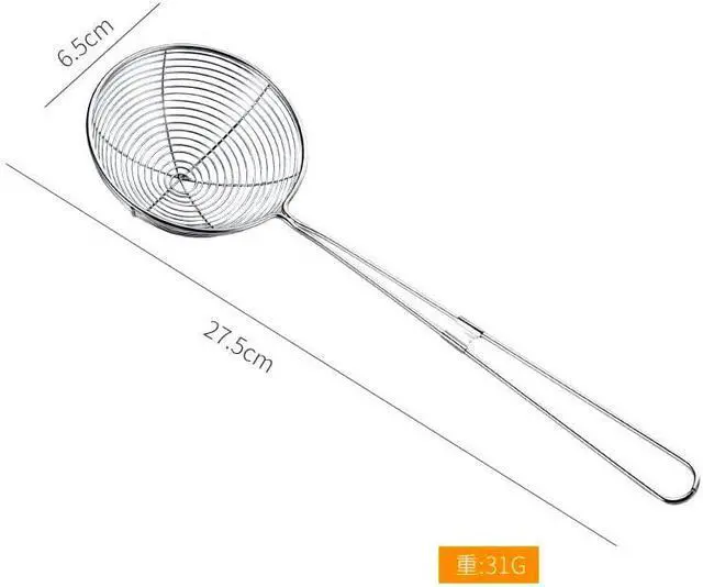 Alt view image 3 of 7 - Brccee AC Shabu shabu Hot Pot Strainer Scoops, 6 pieces