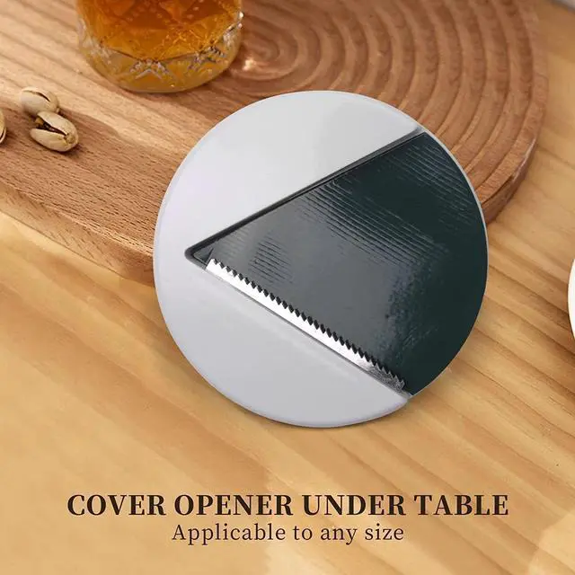 Alt view image 2 of 7 - Jar Opener Under Cabinet, Multi Function Easy Grip Jar Opener, One Handed Jar & Bottle Opener - Removes Tight Jar Lid for Seniors with Arthritis - Essential Kitchen Gadgets for Home Assistance