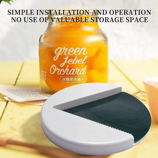 Alt view image 6 of 7 - Jar Opener Under Cabinet, Multi Function Easy Grip Jar Opener, One Handed Jar & Bottle Opener - Removes Tight Jar Lid for Seniors with Arthritis - Essential Kitchen Gadgets for Home Assistance