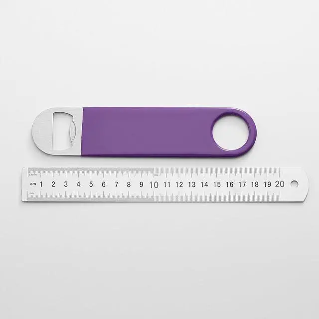 Alt view image 2 of 5 - 3 Pack 7" Heavy Duty Flat Bottle Opener, Pink