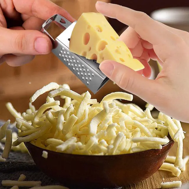 Alt view image 6 of 7 - ABOOFAN 6Pcs Mini Box Graters, 4-Sided Stainless Steel Cheese Grater & Zester for Ginger, Garlic and Spices, Portable Small Kitchen Gadgets