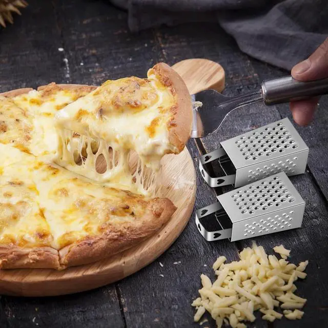 Alt view image 7 of 7 - ABOOFAN 6Pcs Mini Box Graters, 4-Sided Stainless Steel Cheese Grater & Zester for Ginger, Garlic and Spices, Portable Small Kitchen Gadgets