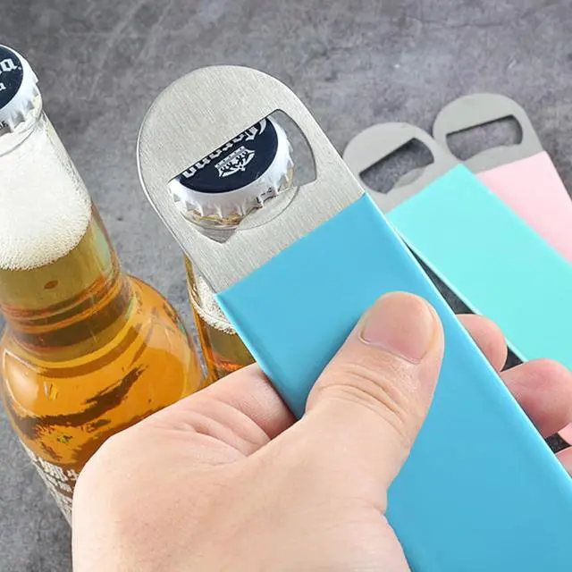 Alt view image 7 of 7 - KTOJOY 3 Pack Heavy Duty Stainless Steel Flat Bottle Opener, Solid and Beer Openers, 7 inches