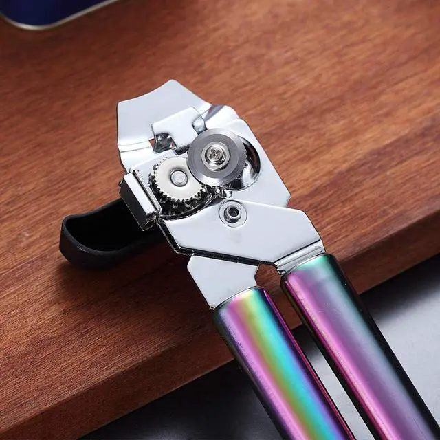Alt view image 4 of 7 - Berglander Stainless Steel Rainbow Handle Can Opener, Heavy Duty