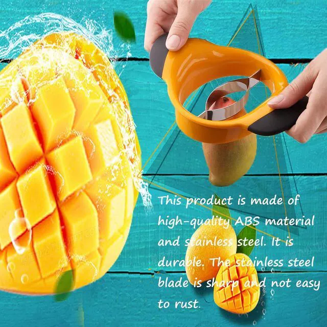 Alt view image 5 of 7 - Mango Slicer, Mango Cutter with Stainless Steel Blade