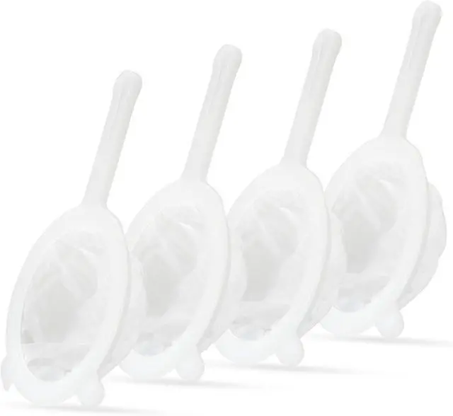 Main image of Premium Multi-Mesh Strainer Set, 4 Pack - 100/200/300/400 Mesh, Nylon & Plastic Fine Mesh Sieve for Tea, Coffe, Nut Milk, Juice, Broth, Smoothies, Reusable & Easy to Clean, Durable,Dishwarer Safe