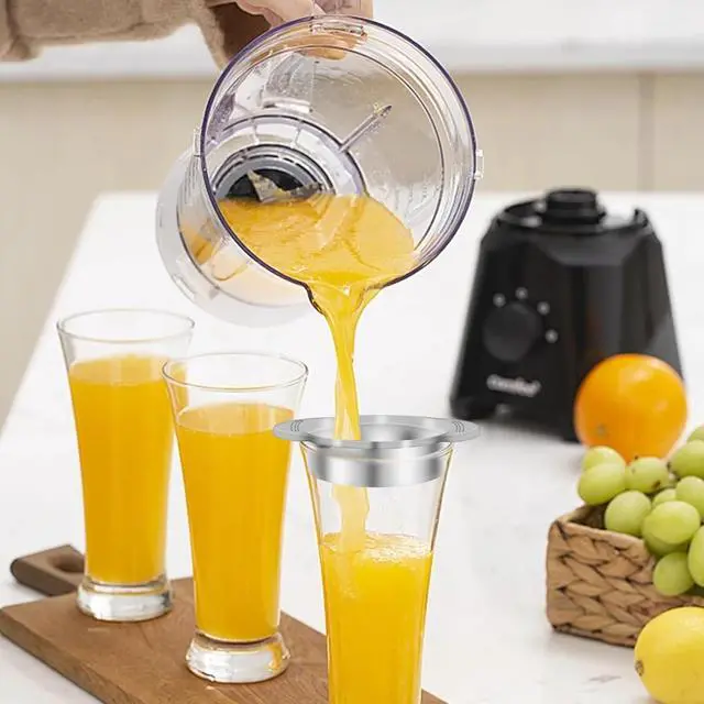 Alt view image 6 of 7 - Metal Can Strainer Food Grade Stainless Steel Tuna Strainer Press