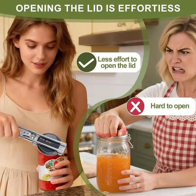 Alt view image 4 of 7 - Adjustable Jar Opener for Weak Hands Max.4-Inch Lids