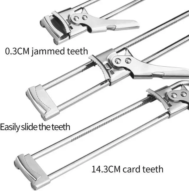 Alt view image 5 of 6 - Jar Opener for Weak Hands,Adjustable Stainless Steel Can Opener, Jar Gripper Tight Lid Opener, Kitchen Gadgets, Easy Jar Opener for the Elderly and Children (1Pc)