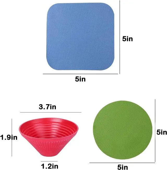 Alt view image 2 of 5 - Jar Gripper Multi Purpose Reusable Rubber Gripper Jar Opener Gripper Rubber Jar Multi Purpose Bottle Lid Openers Fit for Most Bottles Set of 3