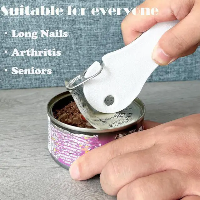 Alt view image 4 of 6 - MITCHENIFY 2 in 1 Soda Pop Top Can Opener Manual, Cat Food Can Opener