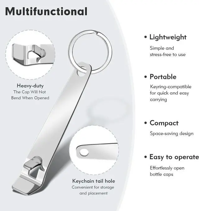 Alt view image 6 of 7 - 3 PCS Mini Vial Opener For 20mm And 13mm, Stainless Steel Vial Decapper
