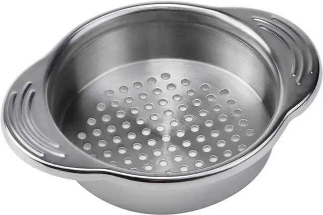 Main image of Antrader 4.5inch Stainless Steel Strainer for Straining, Draining & Rinsing