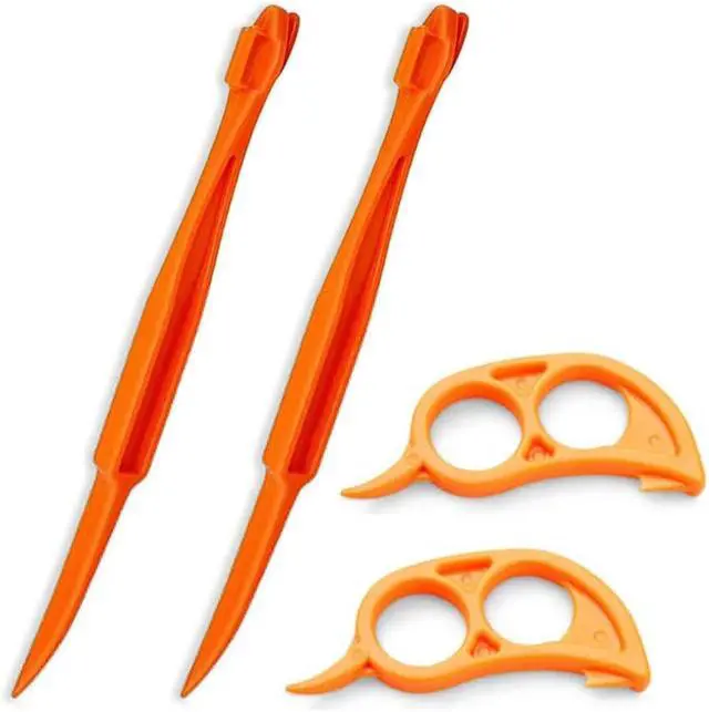 Main image of Orange Citrus Peelers Citrus Lemon Citrus Peel Cutter Plastic Easy Slicer Cutter Peeler Remover Opener Kitchen Accessories Knife Cooking Tool Kitchen Gadgets (Set A)