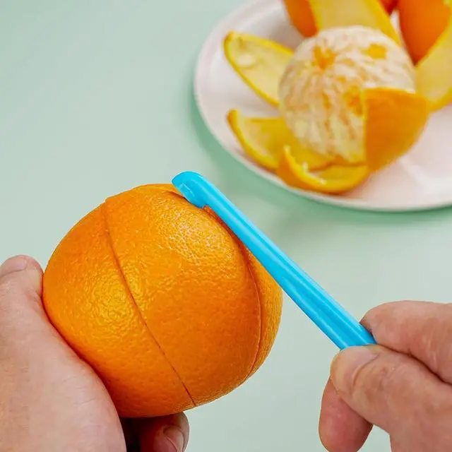 Alt view image 4 of 7 - New Talent 6 Orange Peeler Set Orange Peeler Easy Open Citrus Lemon Citrus Peeler Cutter Vegetable Slicer Fruit Tools Kitchen Gadgets(Neon Bright Color)