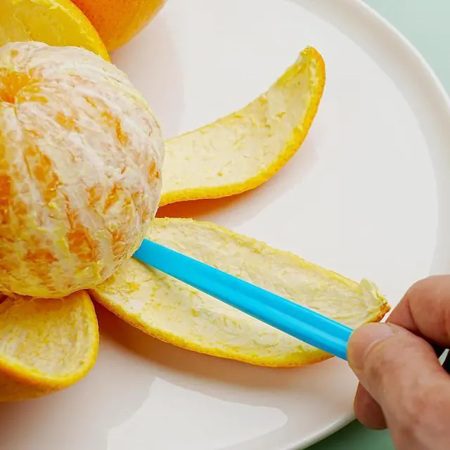 Alt view image 5 of 7 - New Talent 6 Orange Peeler Set Orange Peeler Easy Open Citrus Lemon Citrus Peeler Cutter Vegetable Slicer Fruit Tools Kitchen Gadgets(Neon Bright Color)