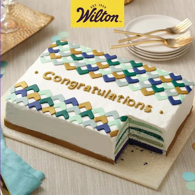 Alt view image 6 of 6 - Wilton Easy Layers Sheet Cake Pan, Rectangle Sheet Pan, 2-Piece Baking Sheets Set, Steel