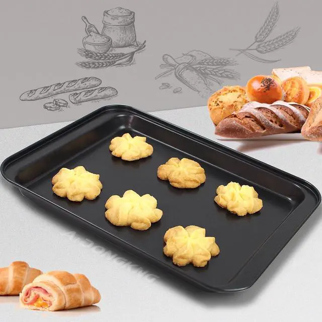 Alt view image 7 of 7 - Small Cookie Baking Sheets, 9.5x7.1 Inches, 2-Pack