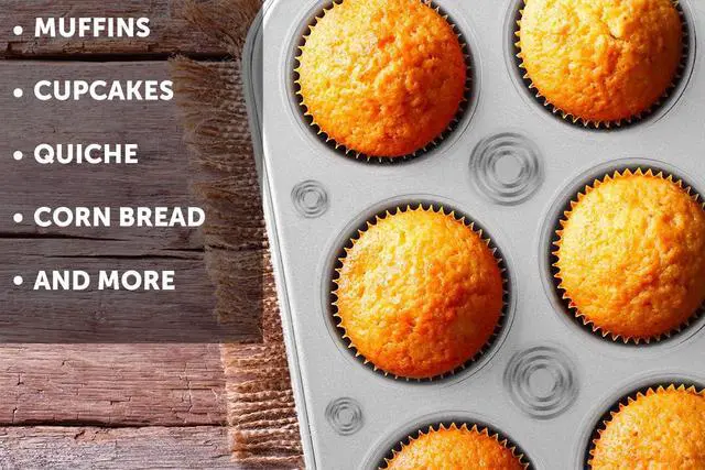 Alt view image 4 of 4 - DecorRack Non-Stick Muffin Pans, 6-Cup Steel Bakeware (2 Pack)