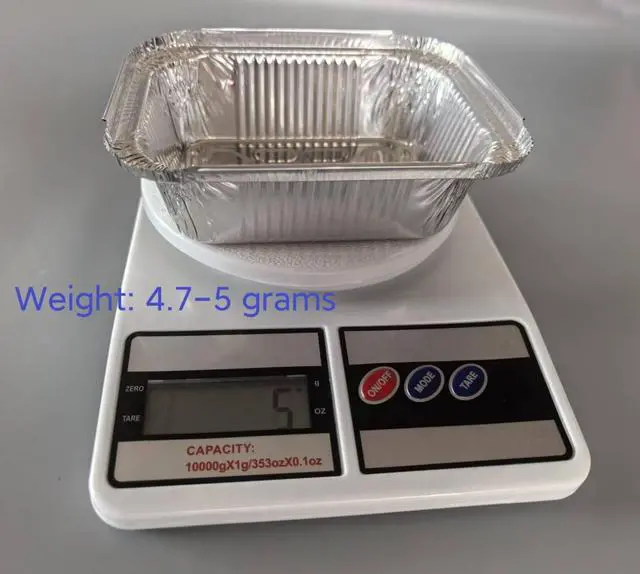 Alt view image 5 of 7 - 40 Pack Disposable Aluminum Foil Pans 4.7X5.7 with lids, Takeout Food Storage, Food Containers, Heavy Duty Baking Trays for Roasting and Cooking (4.7X5.7, 40 pack)
