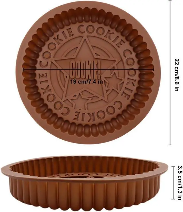 Alt view image 5 of 7 - 2 Pcs 7.4" Silicone Round Cake Pan for Baking, Food Grade