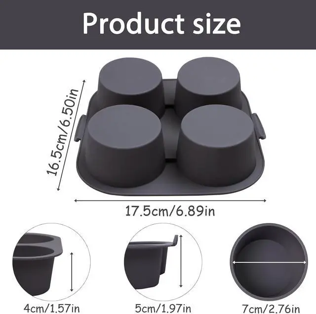 Alt view image 2 of 7 - Silicone Muffin Pan for Air Fryer and Oven Baking