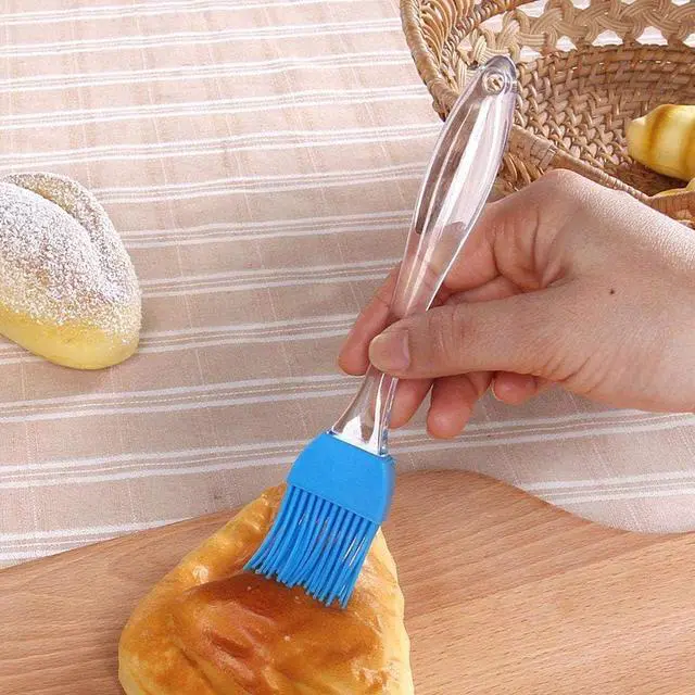 Alt view image 5 of 5 - 7" Silicone Basting Pastry Brush - Perfect for Oil Butter Spread, Marinades, Baste, BBQ, Grill, Cooking - BPA Free, Food Grade Material, Dishwasher Safe (3, 7 Inches)