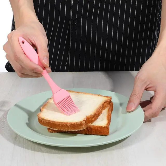 Alt view image 7 of 7 - 4 Pcs Silicone Basting Pastry Brush Heat Resistant Oil Brush for Cooking Kitchen Food Baking Butter Baster BBQ Grill Dishwasher Safe Multicolor for Sauce Marinade Meat Glazing