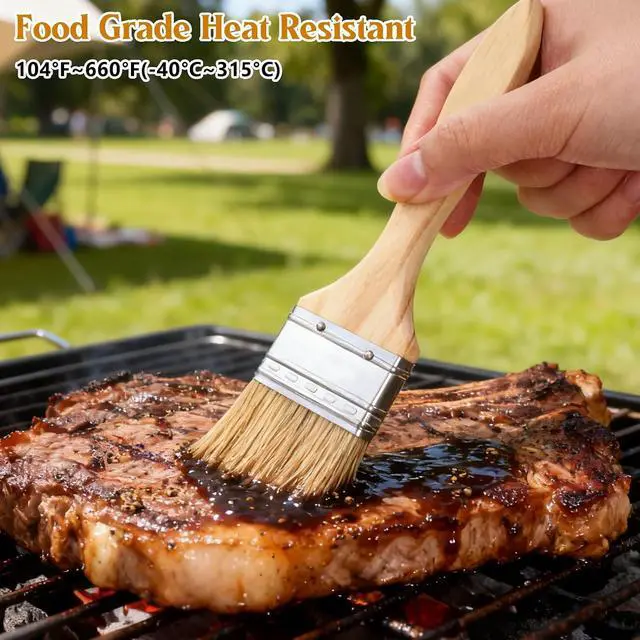 Alt view image 7 of 7 - 3 PCS Pastry Brush Basting Brush for Cooking Brushes