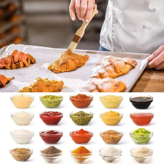 Alt view image 5 of 7 - 6Pcs Pastry Brushes, Natural Bristle Basting Brush for Cooking Food
