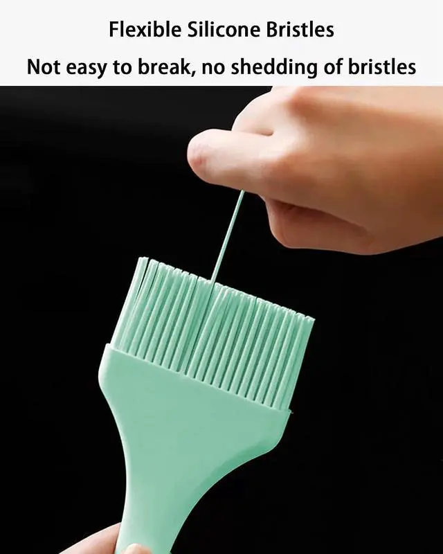 Alt view image 5 of 6 - 2Pcs Silicone Basting Pastry Brush Cooking Brushes Food Brush Green