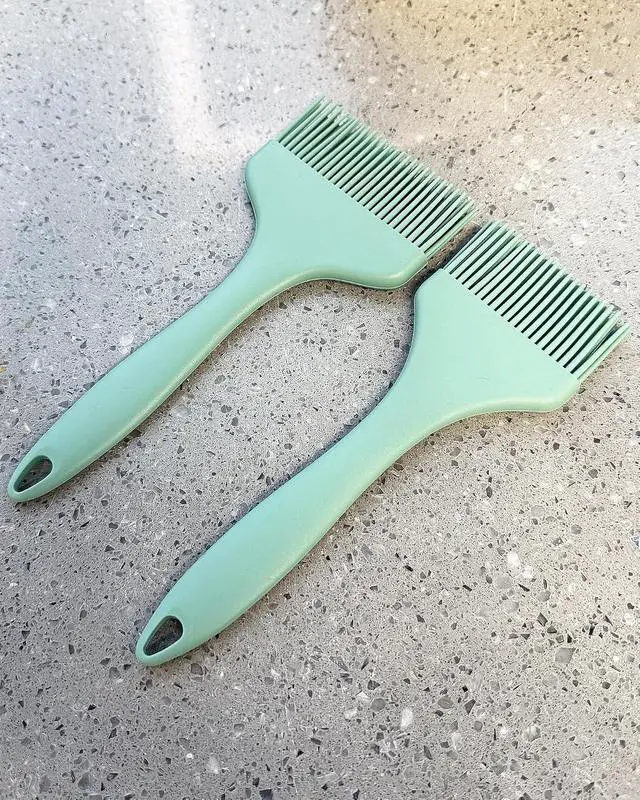 Alt view image 6 of 6 - 2Pcs Silicone Basting Pastry Brush Cooking Brushes Food Brush Green
