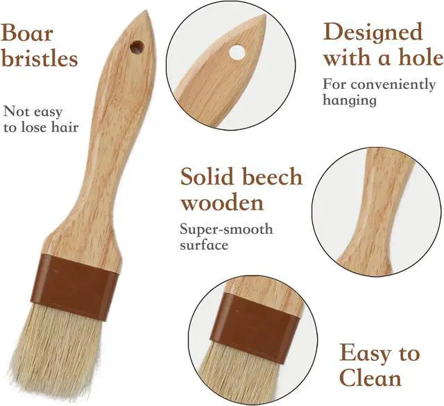Alt view image 4 of 5 - 3 Inch Pastry Brushes, Butter Brush for Cooking