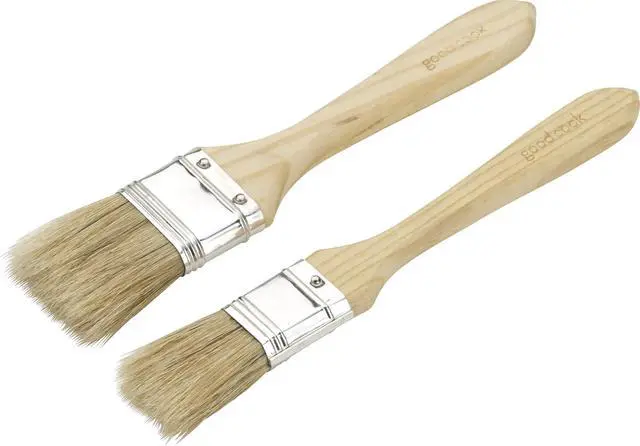 Alt view image 2 of 4 - GoodCook Everyday Basting Brushes 2-Pack, Natural Wood