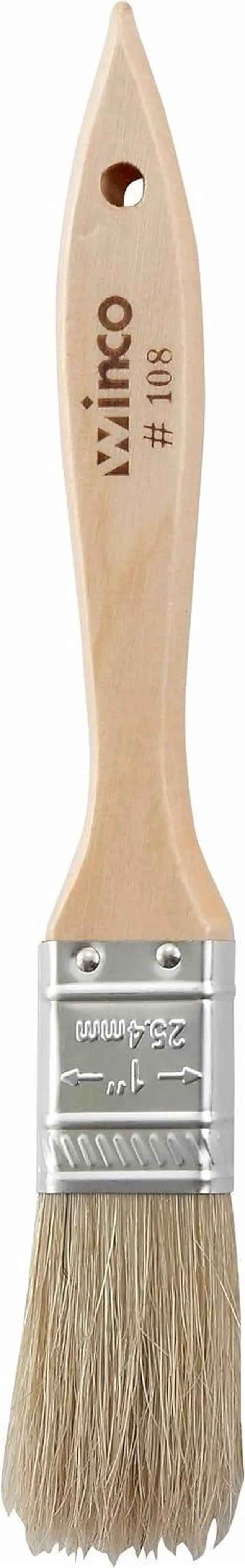 Main image of Winco 1" Boar Bristle Heavy-Duty Pastry Brush