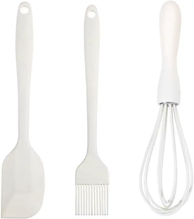 Main image of Kitchen tools for cooking 3pcs set-Silicone Pastry Brush Baking Brush,Whisk, Spatulas
