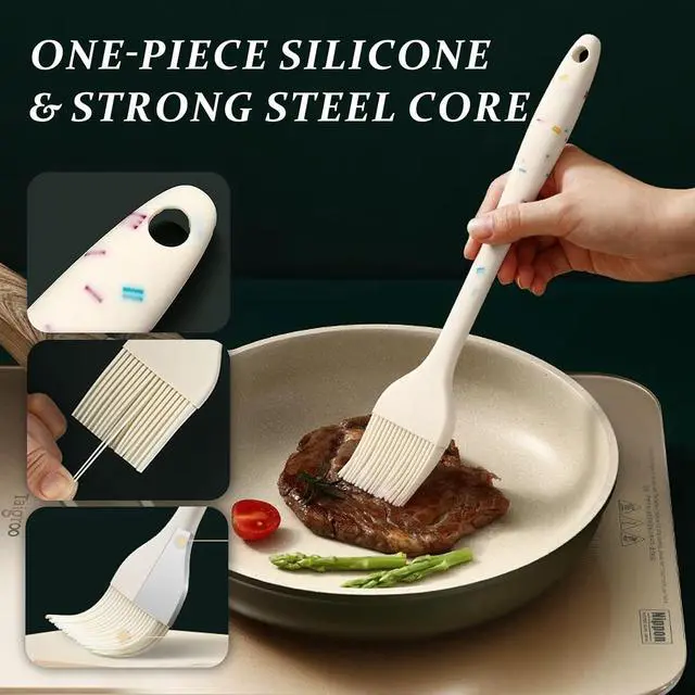 Alt view image 5 of 6 - Silicone Basting Brushes, BPA-Free Pastry Brush for BBQ