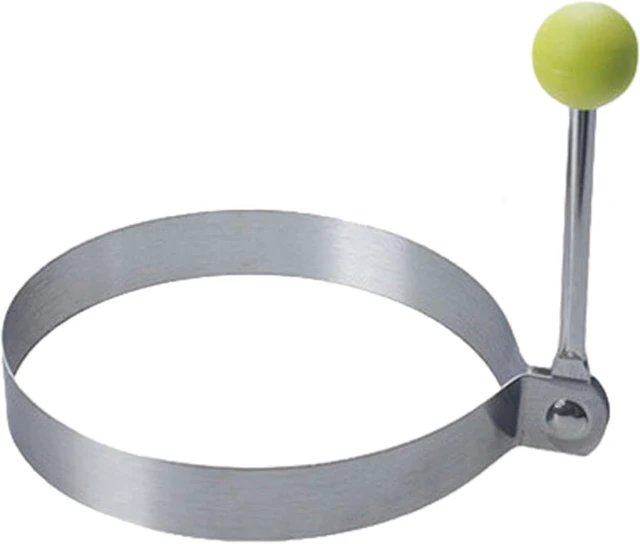 Main image of Round Egg Mold Shaper - Non Stick Pancake Deep Egg, Stainless Steel Frying Egg Rings, Mould Cookies Maker Baking Shaper Kitchen Gadget, Egg Patty Maker Rings For Sandwich Fritters Crumpets