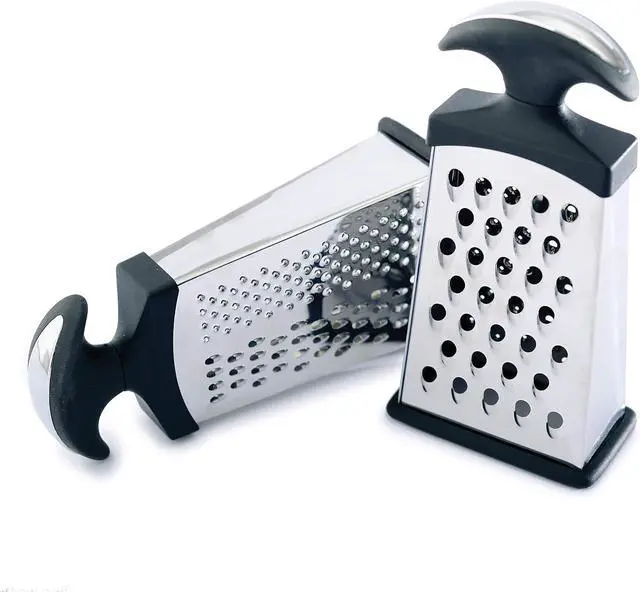 Main image of Norpro Mini Grip-EZ Slim Grater with 3 Surfaces, Silver