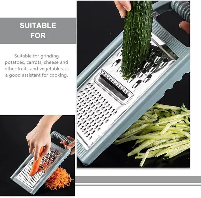 Alt view image 6 of 7 - DECHOUS Vegetable Grater, Stainless Steel Manual Slicer