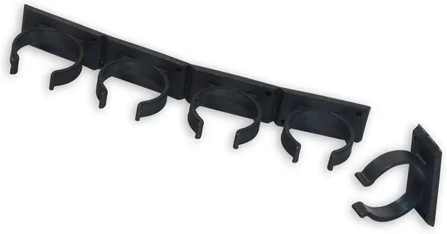 Alt view image 3 of 5 - Simple Houseware Spice Gripper Organizer- 4 Strips, Holds 20 Jars, Black