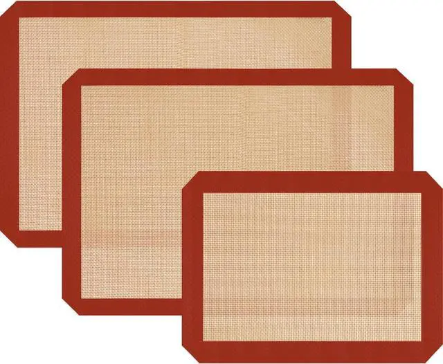 Main image of Silicone Baking Mats 3 Pack, Nonstick Cookie Sheet