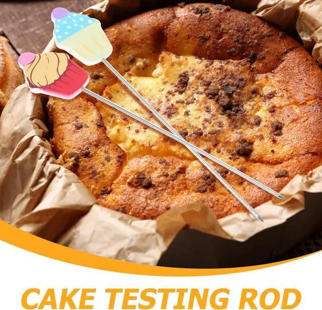 Alt view image 5 of 7 - 2Pcs Stainless Steel Cake Tester Needles Baking Probes for Accurate Doneness Testing of Cakes Bread Cookies Muffins Kitchen Baking Tools