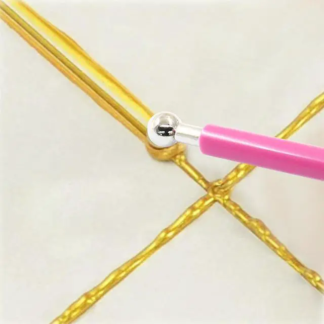 Alt view image 5 of 5 - 4Pcs Pink Ball Shaped Cake Dotting Tool