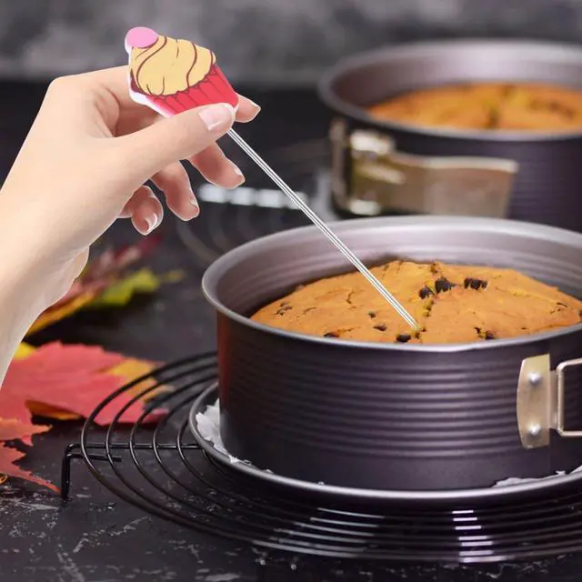 Alt view image 7 of 7 - 2Pcs Stainless Steel Cake Tester Needles Baking Probes for Accurate Doneness Testing of Cakes Bread Cookies Muffins Kitchen Baking Tools
