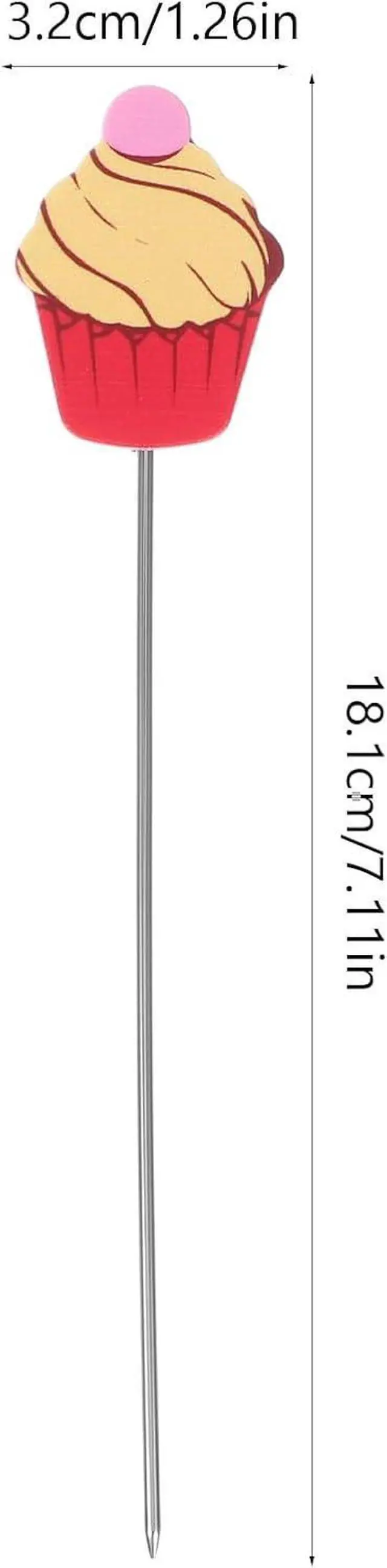 Alt view image 6 of 7 - VALICLUD 2Pcs Stainless Steel Cake Tester Needles 7.12In Cake Tester for Baking Doneness Test Stick for Bread Muffins Brownies Kitchen Baking Tool