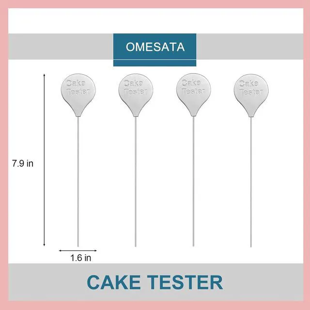 Alt view image 2 of 7 - Omesata Cake Tester for Baking, 4 Packs Cakes Testing Stick Doneness